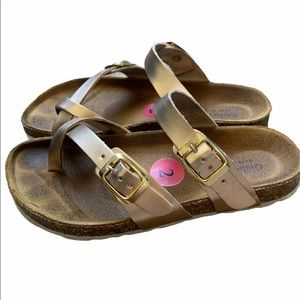 Girls Giulia Palai  Rose Gold Sandal 2
